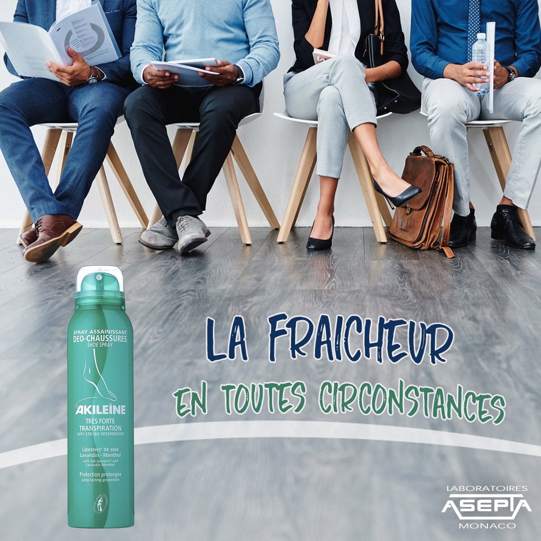 SPRAY ASSAINISSANT DEO CHAUSSURES - Laboratoires ASEPTA Monaco